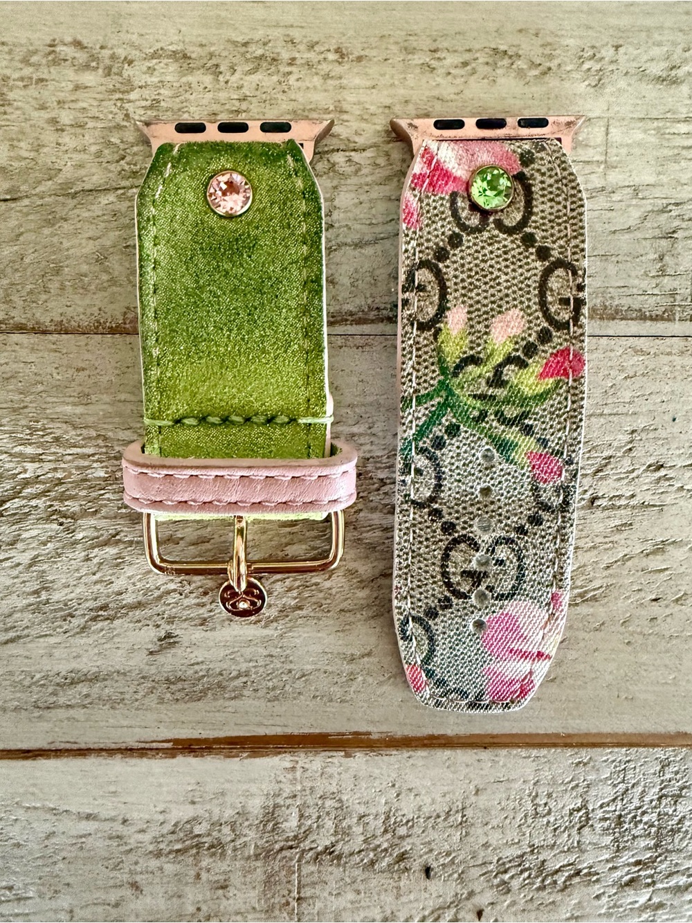 GUC Spark*l Sparklbands Gucci GG Floral Apple Watch Band